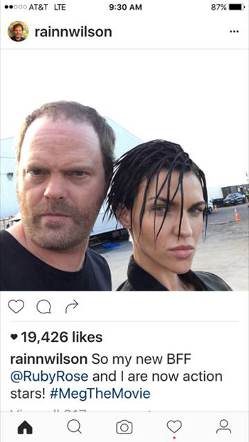Movie Post Rainn Wilson & Ruby Rose
